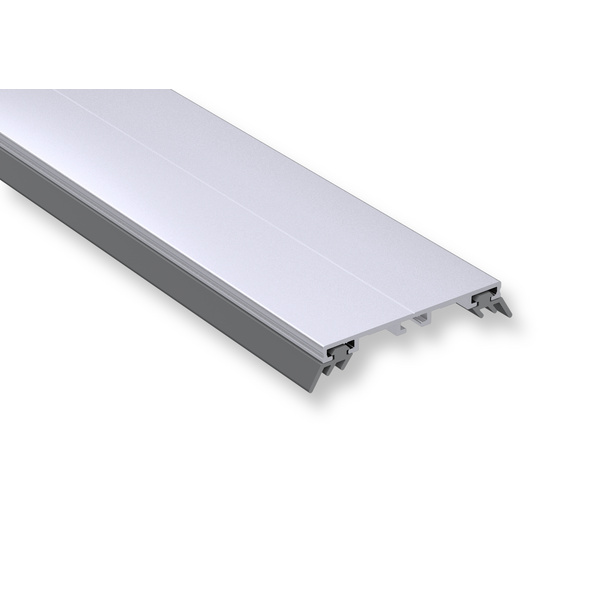 Universalsystem ohne Steg Alu 2000mm Uni-Mittelprofil inkl. Dichtung