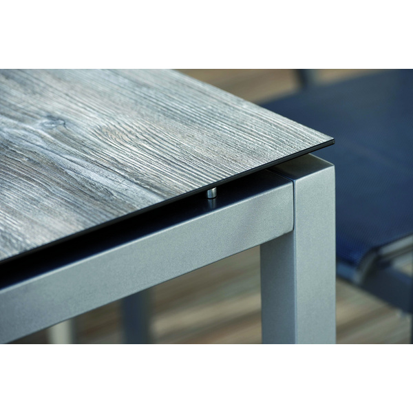 Tischgestell 90x90cm Classic Aluminium graphit