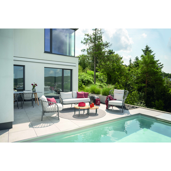 Dekokissen ca. 35x55cm 100% Polyacryl Dessin rot