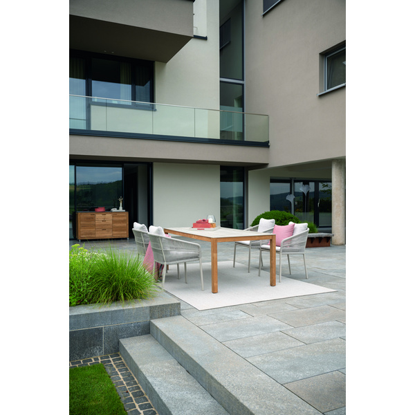 Dekokissen ca. 45x45cm 100% Polyacryl Dessin koralle