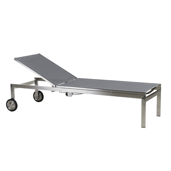 Madeira Liege 45cm Edelstahl/Textilene – grau