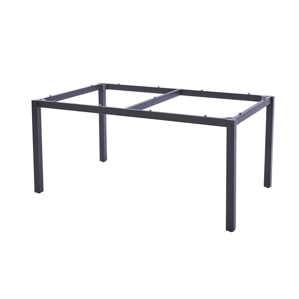 San Marino Tischgestell - 158x98cm - Edelstahl-Dunkelgrau