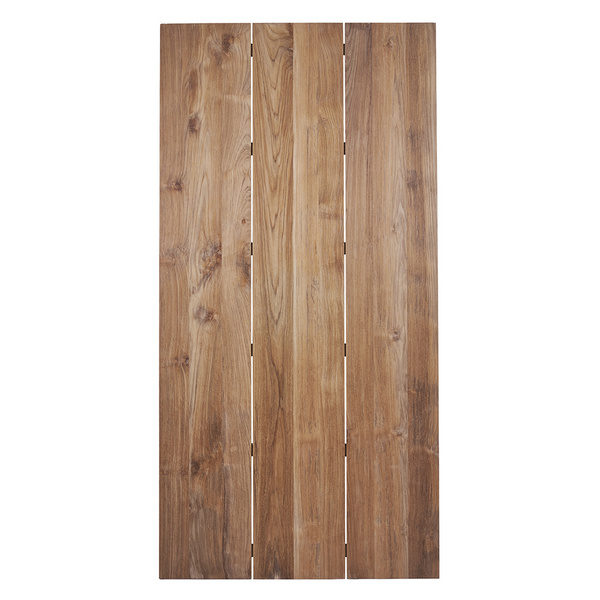 San Marino Tischplatte 160x100cm 3 Planken/Recycled Teak