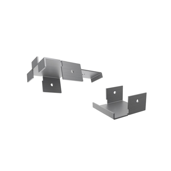 StructurAL Halteklammern oben/unten inkl. Schrauben 2x4 St/Set