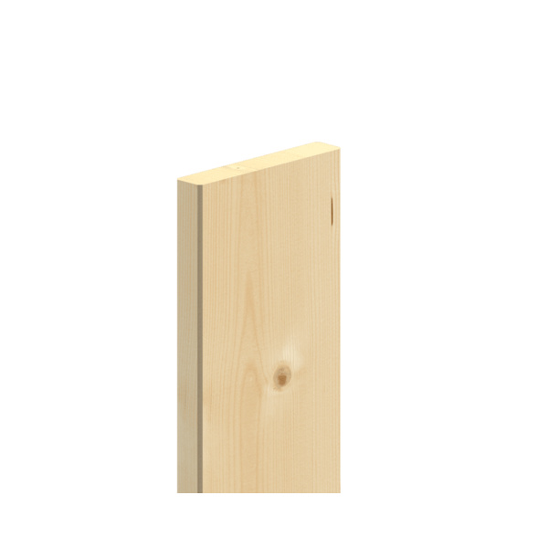 Glattkantprofil nord. Fichte sf hobelf. gehobelt unbehandelt 21x118mm, 5,1m