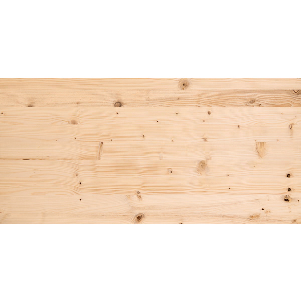 Hobby Leimholz Fichte 28x2500x500mm Bauplatte, durchgehende Lamelle, roh