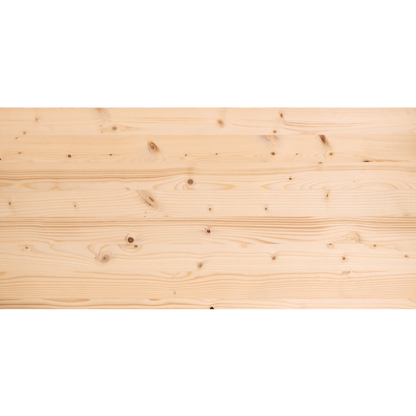 Profi Leimholz Fichte 18x2500x1230mm Möbelplatte, durchgehende Lamelle, roh