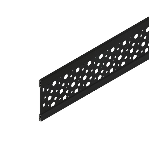 Dekorprofil Ovale Anthrazit 184x27,7cm, Anthrazit ALU