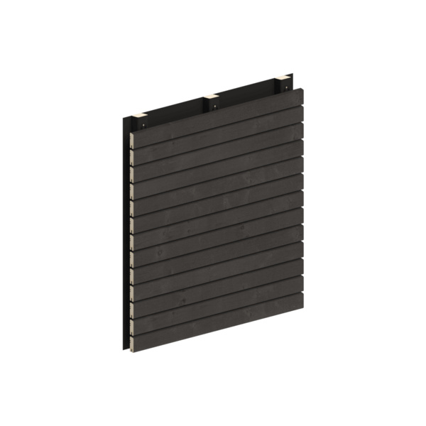 PURE Fassadensystem Fichte sf hobelf. gehobelt 2716 Anthrazitgrau endbehandelt 21x68mm, 4,2m