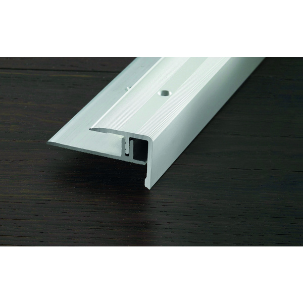 PROSTEP Treppenkante schraubbar 7-12mm Aluminium eloxiert