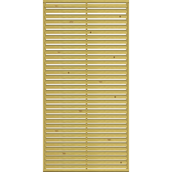 Sichtschutzzaun Kiefer KDI Grün "Merida"