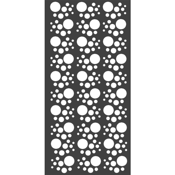 Kingston Systemzaun Dekor-Element Marble 90x183cm, HPL Anthrazit