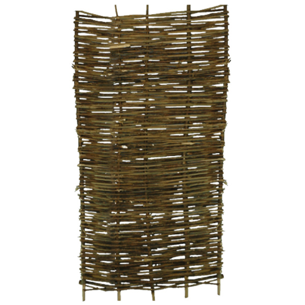 Sichtschutzzaun Haselnuss Natur unbehandelt