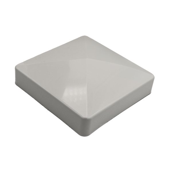 Pfostenkappe PVC-Weidezaun weiß 127x127mm, übergreifend