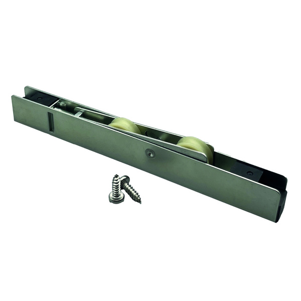 Laufwagen für Laufwagen- und Glasprofil 6,7x10mm, schwarz VE=010