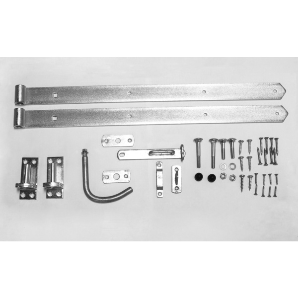 Beschlag für Bohlenzauntür verzinkt (Paket Nr. 11)