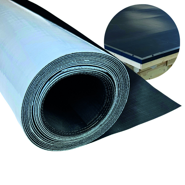 Easy Stick EPDM Dachbahn, selbstklebend 5,0m Rollenlänge, Breite 1m, schwarz