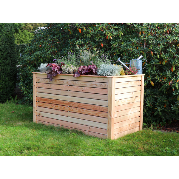 Nizza Steck-Hochbeet Lärche, Packst. A+B 150x76x80cm, mit Alustreben VE=020