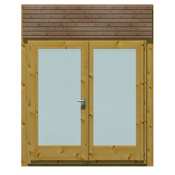 Doppeltürelement Greena, Softline-Profil 204x250cm, Natur zu Modellreihe Linz