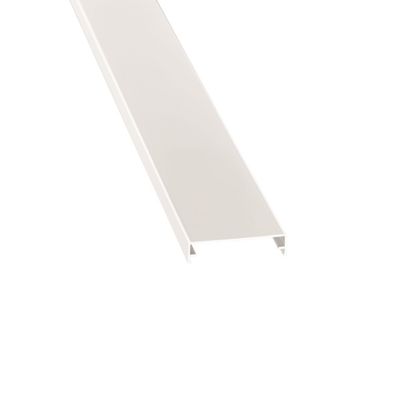 Alu-Zierklemmdeckel 60 mm, weiß pulverlackiert