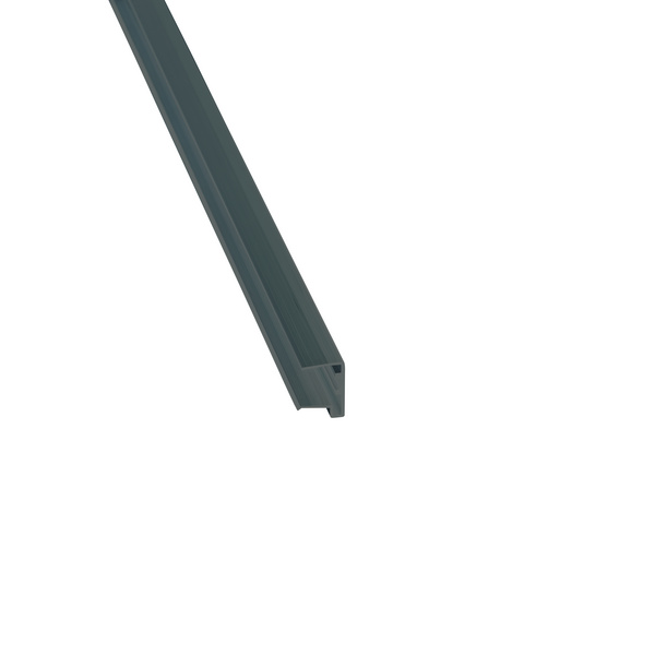 Alu-Kantenschutz Universal 16x980mm, anthrazit, mit Tropfnase VE=010