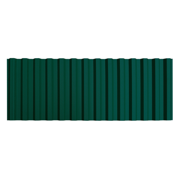 Polycarbonat Öko Plus 0,9mm 1105x4500mm, 76/18 Trapez, blau-grün VE=050, beidseitig strukturiert