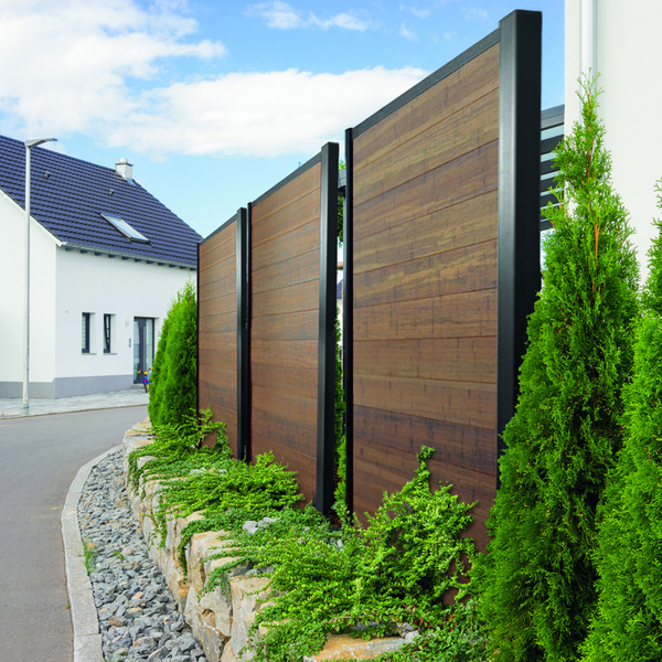 Thermobambus Einzelprofil vorgeölt 1780mm, 20x200mm, Deckbreite 195mm beidseitig glatt und gefast, Nut + Feder