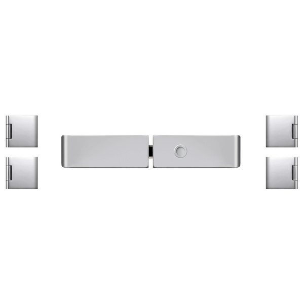 Glastürbeschlag-Set (Schlosskasten + Bänder) 2-flügelig "Pure 3.0"