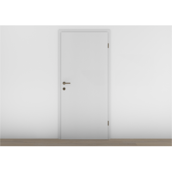 Zarge CPL Effekt grau Standard-Schließblech "N" neusilber Standard-Dichtung grau