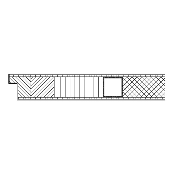Wohnungseingangstür CPL Weiß ähnlich RAL 9010 Vollspan KK3 SSK2 mit Bodendichtung
