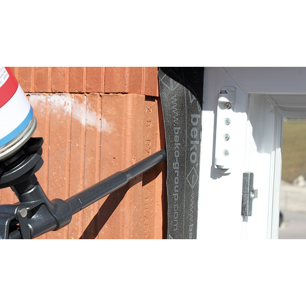 Universal Fensterfolie 100mm x 50m, ein- und wechselseitig klebend DE/IT/FR/PL/EN