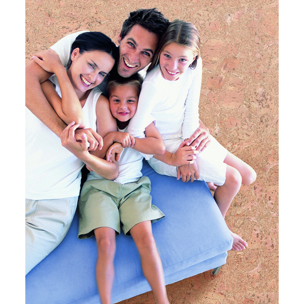 Korkboden Nube roh 4 mm Fliese - ZIRO-KORK