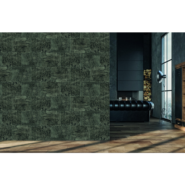 Wanddesign, Wandkork coloriert Elegante, Carbon 600x450x7mm