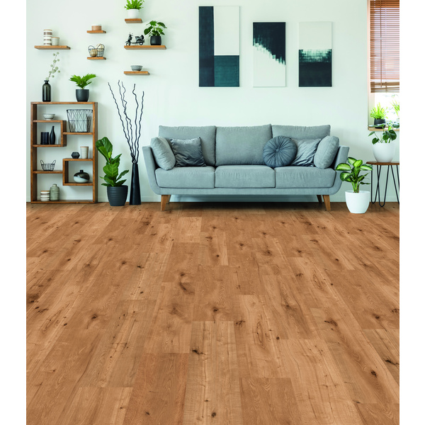 Korkboden Eiche Varese HotCoating-Lack Landhausdiele - Cortica