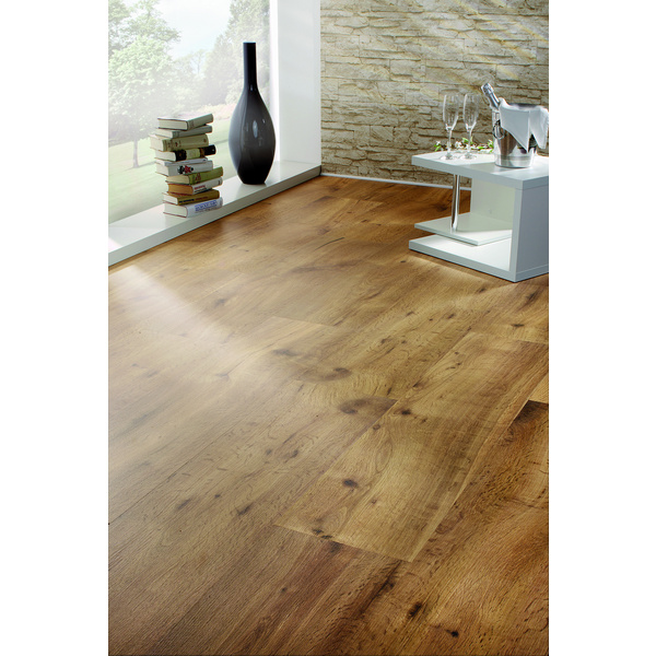 Korkboden Chalet Eiche HotCoating-Lack Landhausdiele - Corelan® KF