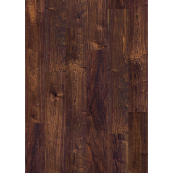 Klick-Designboden HDF Walnut Makay HotCoating-Lack Landhausdiele