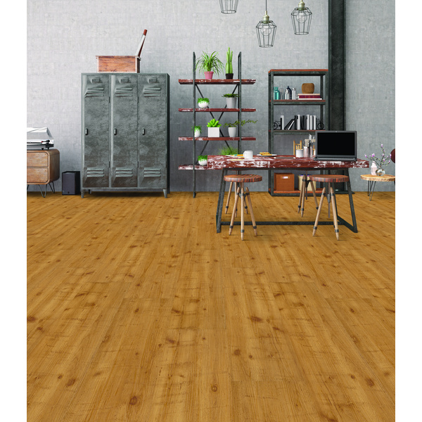 Klick-Vinylboden massiv Kiefer sägerau Landhausdiele - Vinylan KF