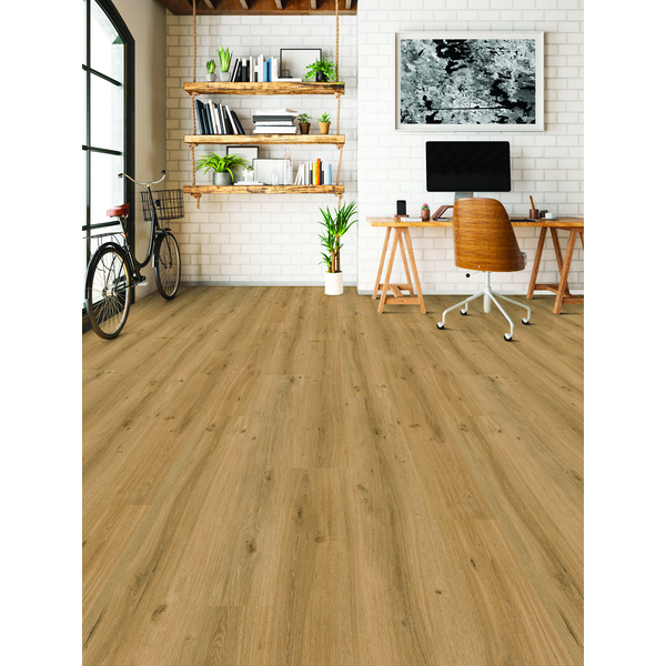 Klick-Vinylboden massiv Amber Oak Landhausdiele - Vinylan KF