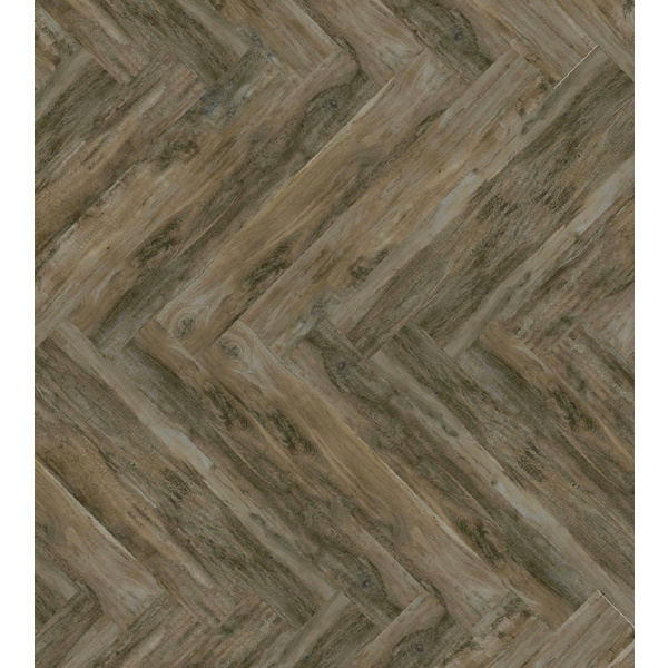 Klick-Vinylboden massiv Ulme Kaiman Fischgrät Fischgrät - Vinylan Prestige KF