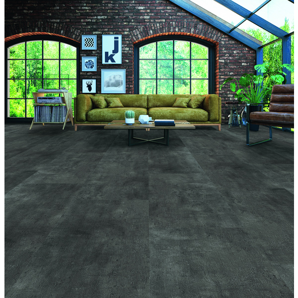 Klick-Designboden Mineral Lava Winston HotCoating Fliese