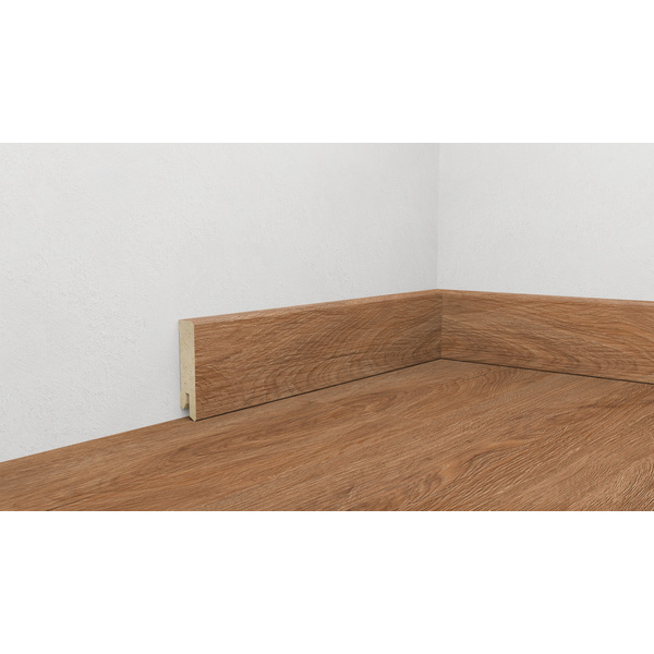 Fußleiste 60, Profil 6055 26 - Eiche classic 2200x15x60mm