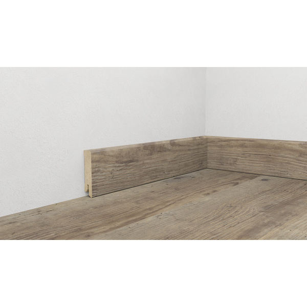 Fußleiste 60, Profil 6055 67 - Alte Tanne natur 2200x15x60mm