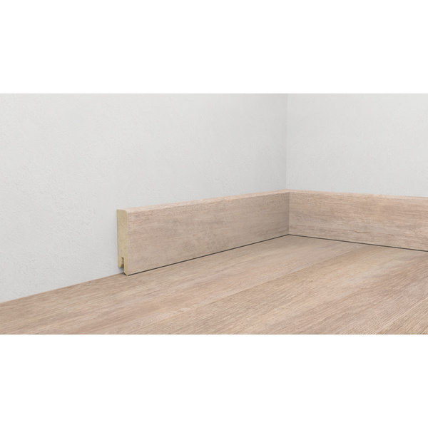 Fußleiste 60, Profil 6055 207 - Kastanie Lanzarote 2200x15x60mm