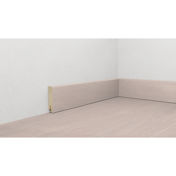 Fußleiste 60, Profil 6055 213 - Kastanie New Orleans / Kastanie Dallas 2200x15x60mm