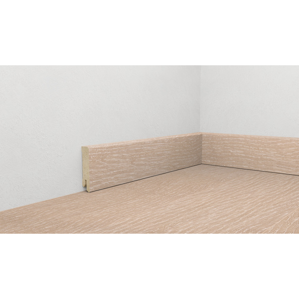 Fußleiste 60, Profil 6055 259 - Eiche Iceland 2200x15x60mm