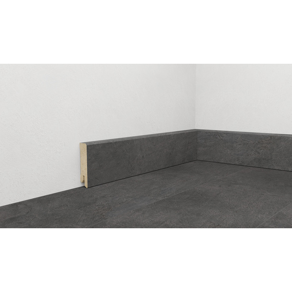 Fußleiste 60, Profil 6055 277 - Basalt Korfu 2200x15x60mm