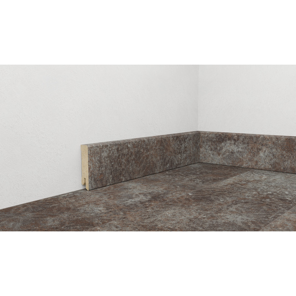 Fußleiste 60, Profil 6055 315 - Quarzit grau 2200x15x60mm