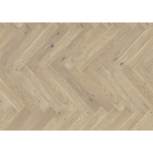 Parkett Eiche Apremont Rustikal, weiß geölt Fischgrät geölt