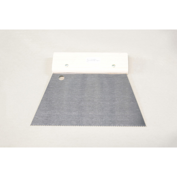 Zahnspachtel Typ D, A2 gezahnt für D 3360 / 3318 + MS 552