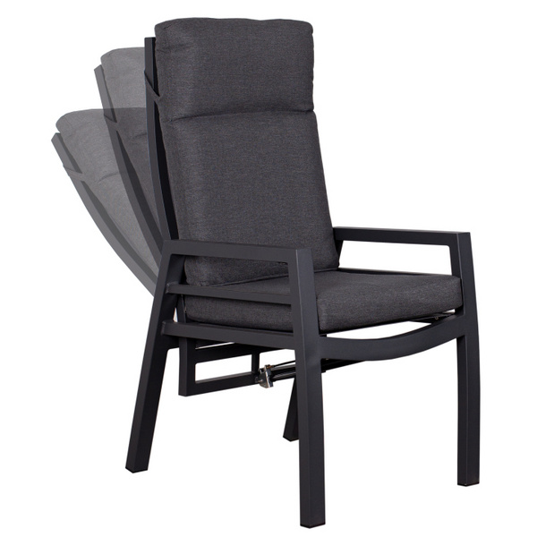 Montana Dining Relaxsessel Aluminium / Textilene